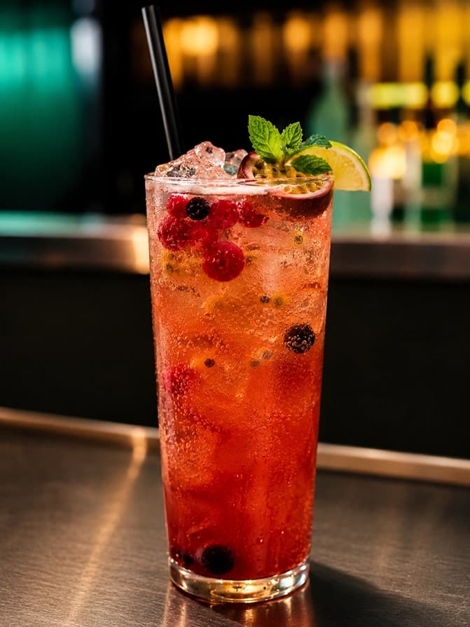 Exotic Blush Cocktail